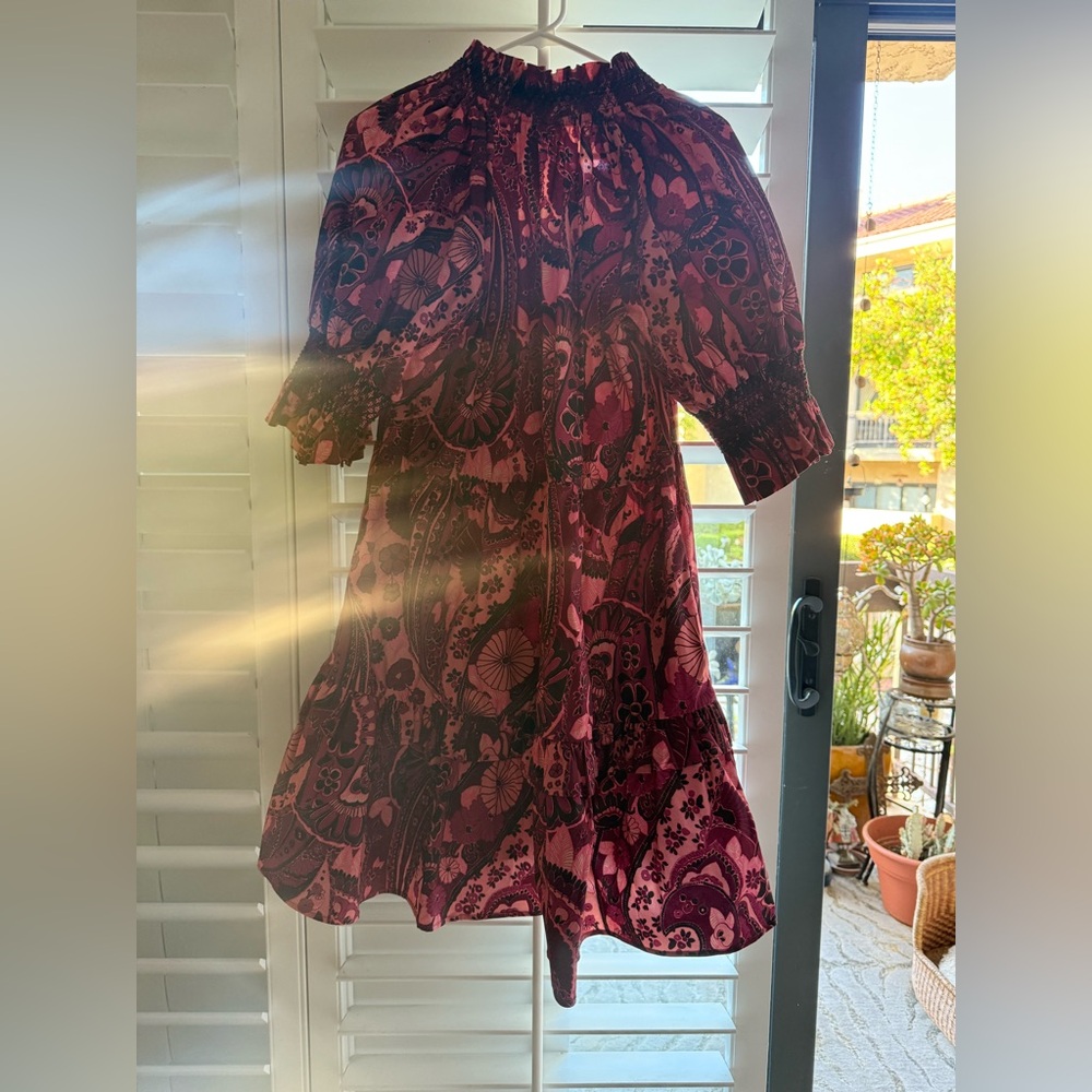 Figue short paisley dress